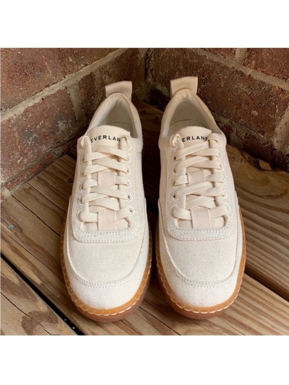 Everlane Shoes 6 Tread-Bare Sneakers Canvas - Picture 6 of 12